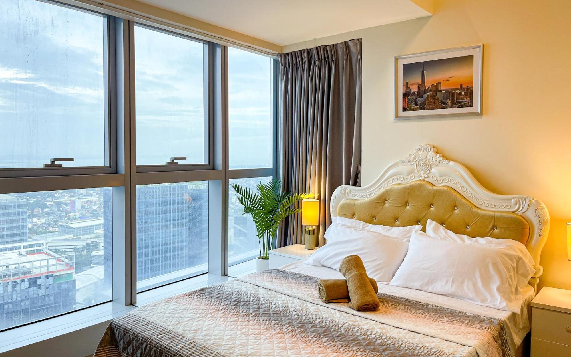Cityscape View 2Br In Uptown Bgc W 200Mbps Wifi Taguig Kültér fotó